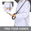 imageG4Free 4862 Inch Large Inverted Reverse Umbrella with CShaped Handle Windproof Double Layer Upside Down Car Rain Umbrellas for Men WomenGrey