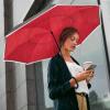 imageG4Free 4862 Inch Large Inverted Reverse Umbrella with CShaped Handle Windproof Double Layer Upside Down Car Rain Umbrellas for Men WomenRed with Reflective Stripe