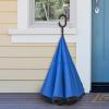 imageG4Free 4862 Inch Large Inverted Reverse Umbrella with CShaped Handle Windproof Double Layer Upside Down Car Rain Umbrellas for Men WomenRoyal Blue