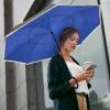imageG4Free 4862 Inch Large Inverted Reverse Umbrella with CShaped Handle Windproof Double Layer Upside Down Car Rain Umbrellas for Men WomenRoyal Blue with Reflective Stripe