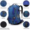 imageG4Free 50L Hiking Backpack Waterproof Daypack Outdoor Camping Climbing Backpack with Rain Cover for Men WomenBlue01
