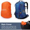 imageG4Free 50L Hiking Backpack Waterproof Daypack Outdoor Camping Climbing Backpack with Rain Cover for Men WomenBlue01