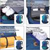 imageG4Free 50L Hiking Backpack Waterproof Daypack Outdoor Camping Climbing Backpack with Rain Cover for Men WomenBlue01