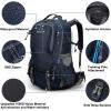 imageG4Free 50L Hiking Backpack Waterproof Daypack Outdoor Camping Climbing Backpack with Rain Cover for Men WomenDark Blue