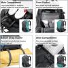 imageG4Free 50L Hiking Backpack Waterproof Daypack Outdoor Camping Climbing Backpack with Rain Cover for Men WomenDark Grey