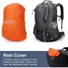 imageG4Free 50L Hiking Backpack Waterproof Daypack Outdoor Camping Climbing Backpack with Rain Cover for Men WomenDark Grey