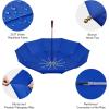 imageG4Free 54 Inch Large Compact Windproof Golf Umbrella for Rain Oversized Auto Open Close Folding Travel 10 Ribs Vented Double Canopy Umbrella for Women MenSapphire