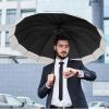 imageG4Free 54 Inch Large Windproof Umbrella for 2 Persons 16 Ribs Auto Open Classic Wooden J Handle Cane Stick Golf Rain Umbrellas for Men Women Travel 120cmIvoryBlack