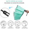 imageG4Free 5462 Inch Windproof Inverted Umbrella with Reflective Stripe Large Compact Reverse Golf Umbrella for Rain 10 Ribs Double Canopy Travel Umbrella Automatic Open CloseLake Blue