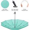 imageG4Free 5462 Inch Windproof Inverted Umbrella with Reflective Stripe Large Compact Reverse Golf Umbrella for Rain 10 Ribs Double Canopy Travel Umbrella Automatic Open CloseLake Blue