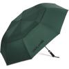 imageG4Free 62 Inch Portable Golf Umbrella Large Oversize Double Canopy Vented Windproof Waterproof Automatic Open Stick Umbrellas for Men and WomenDark BlueDark Green