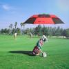 imageG4Free 62 Inch Portable Golf Umbrella Large Oversize Double Canopy Vented Windproof Waterproof Automatic Open Stick Umbrellas for Men and WomenDark BlueBlackRed