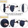 imageG4Free 62 Inch Portable Golf Umbrella Large Oversize Double Canopy Vented Windproof Waterproof Automatic Open Stick Umbrellas for Men and WomenDark BlueDark Blue