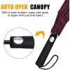 imageG4Free 62 Inch Portable Golf Umbrella Large Oversize Double Canopy Vented Windproof Waterproof Automatic Open Stick Umbrellas for Men and WomenDark BlueWine Red