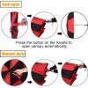 imageG4Free 62 Inch Portable Golf Umbrella Large Oversize Double Canopy Vented Windproof Waterproof Automatic Open Stick Umbrellas for Men and WomenDark BlueBlackRed