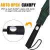 imageG4Free 62 Inch Portable Golf Umbrella Large Oversize Double Canopy Vented Windproof Waterproof Automatic Open Stick Umbrellas for Men and WomenDark BlueDark Green