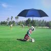 imageG4Free 62 Inch Portable Golf Umbrella Large Oversize Double Canopy Vented Windproof Waterproof Automatic Open Stick Umbrellas for Men and WomenDark BlueBlueNavy