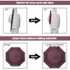 imageG4Free 62 Inch Portable Golf Umbrella Large Oversize Double Canopy Vented Windproof Waterproof Automatic Open Stick Umbrellas for Men and WomenDark BlueWine Red