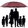 imageG4Free 72 Inch Huge Large Oversize Golf Umbrella Automatic Open Double Canopy Vented Windproof Stick Umbrella 6 Ft Heavy Duty For Outdoor Doorman FamilyBlackWind Red