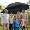 imageG4Free 80 Inch Huge Large Oversize Golf Umbrella Double Canopy Vented Windproof Stick Umbrellas 66 Ft Heavy Duty for Outdoor Doorman FamilyBlack