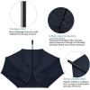 imageG4Free 80 Inch Huge Large Oversize Golf Umbrella Double Canopy Vented Windproof Stick Umbrellas 66 Ft Heavy Duty for Outdoor Doorman FamilyNavy Blue