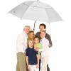 imageG4Free 80 Inch Huge Large Oversize Golf Umbrella Double Canopy Vented Windproof Stick Umbrellas 66 Ft Heavy Duty for Outdoor Doorman FamilySilverBlue