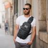 imageG4Free EDC Bag Tactical Sling Bag Backpack Molle Chest Shoulder Assault Pack Rectangular Outdoor DaypackBlack