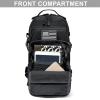 imageG4Free EDC Bag Tactical Sling Bag Backpack Molle Chest Shoulder Assault Pack Rectangular Outdoor DaypackBlack
