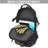 imageG4Free EDC Bag Tactical Sling Bag Backpack Molle Chest Shoulder Assault Pack Rectangular Outdoor DaypackBlack Cp