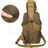 imageG4Free EDC Bag Tactical Sling Bag Backpack Molle Chest Shoulder Assault Pack Rectangular Outdoor DaypackKhaki