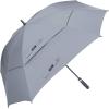 imageG4Free Extra Large Golf Umbrella 6268 inch Square Vented Windproof Auto Open Double Canopy Oversized Stick UmbrellaGrey