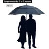 imageG4Free Extra Large Golf Umbrella 6268 inch Square Vented Windproof Auto Open Double Canopy Oversized Stick UmbrellaNavy Blue