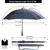 imageG4Free Extra Large Golf Umbrella 6268 inch Square Vented Windproof Auto Open Double Canopy Oversized Stick UmbrellaNavy Blue