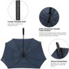 imageG4Free Extra Large Golf Umbrella 6268 inch Square Vented Windproof Auto Open Double Canopy Oversized Stick UmbrellaNavy Blue