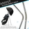 imageG4Free Golf Bag Umbrella for Club Protection Flex UmbrellaBlack