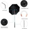 imageG4Free Golf Bag Umbrella for Club Protection Flex UmbrellaSilver