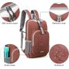 imageG4Free Mini 10L Hiking Daypack Small Hiking Backpack Cycling Compact Shoulder Backpack Outdoor for Men WomenBrick Red