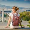 imageG4Free Mini 10L Hiking Daypack Small Hiking Backpack Cycling Compact Shoulder Backpack Outdoor for Men WomenBrick Red