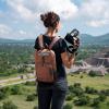imageG4Free Mini 10L Hiking Daypack Small Hiking Backpack Cycling Compact Shoulder Backpack Outdoor for Men WomenLight Orange