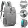 imageG4Free Mini 10L Hiking Daypack Small Hiking Backpack Cycling Compact Shoulder Backpack Outdoor for Men WomenLightgrey