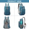 imageG4Free Mini 10L Hiking Daypack Small Hiking Backpack Cycling Compact Shoulder Backpack Outdoor for Men WomenNavy Blue