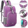 imageG4Free Mini 10L Hiking Daypack Small Hiking Backpack Cycling Compact Shoulder Backpack Outdoor for Men WomenPurple
