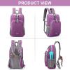 imageG4Free Mini 10L Hiking Daypack Small Hiking Backpack Cycling Compact Shoulder Backpack Outdoor for Men WomenPurple
