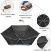 imageG4Free Mini Travel Folding Umbrella for Purse Compact UPF 50 UV Protection Sun ampamp Rain Small Umbrella Lightweight Portable Parasol Fits in Pocket Wallet for Women MenLight Blue