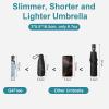 imageG4Free Mini Travel Folding Umbrella for Purse Compact UPF 50 UV Protection Sun ampamp Rain Small Umbrella Lightweight Portable Parasol Fits in Pocket Wallet for Women MenLight Blue