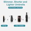 imageG4Free Mini Travel Folding Umbrella for Purse Compact UPF 50 UV Protection Sun ampamp Rain Small Umbrella Lightweight Portable Parasol Fits in Pocket Wallet for Women MenBlack