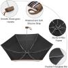 imageG4Free Mini Travel Folding Umbrella for Purse Compact UPF 50 UV Protection Sun ampamp Rain Small Umbrella Lightweight Portable Parasol Fits in Pocket Wallet for Women MenSakura Pink