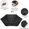 imageG4Free Mini Travel Folding Umbrella for Purse Compact UPF 50 UV Protection Sun ampamp Rain Small Umbrella Lightweight Portable Parasol Fits in Pocket Wallet for Women MenNavy Blue