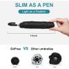 imageG4Free Mini Travel Umbrella UPF 50 Ultralight Slim UV Protection Parasol Windproof Compact Umbrella for Sun ampamp Rain Portable with J Hook Curved Handle Japanese Style for WomenBlack
