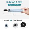 imageG4Free Mini Travel Umbrella UPF 50 Ultralight Slim UV Protection Parasol Windproof Compact Umbrella for Sun ampamp Rain Portable with J Hook Curved Handle Japanese Style for WomenBlueBlack